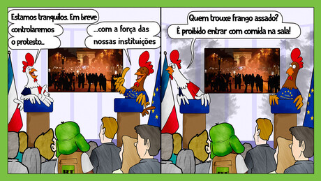 Algo cheira a queimado em Paris