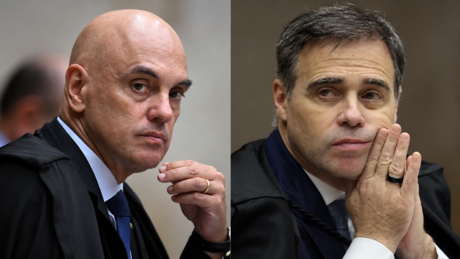 Aliados de Moraes no STF apostam em virada de Lula; grupo de Mendonça prevê vitória de Flávio
