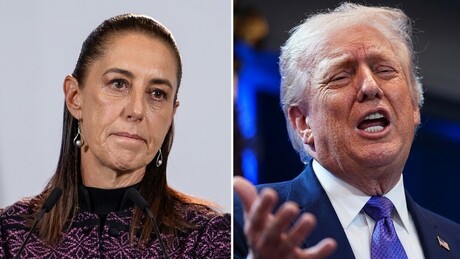 'Não sei como diabos ela passou de bailarina a presidente', diz Trump sobre presidente mexicana