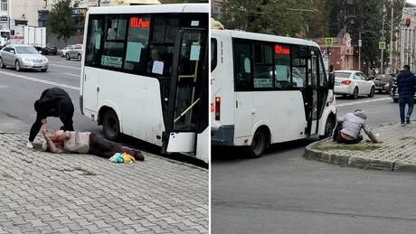 IMAGENS FORTES: Passageira confronta assediador em ônibus na Rússia