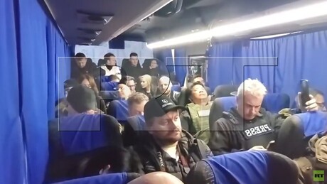 PRIMEIRAS IMAGENS do comboio humanitário a caminho de Alyoshki