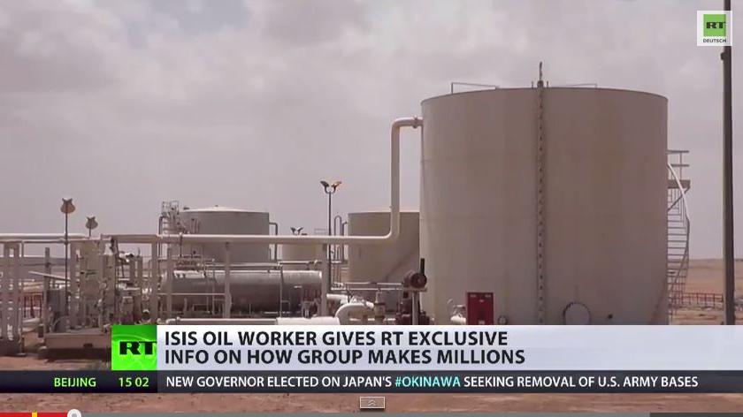 RT-Exklusiv: Interview mit Mitarbeiter von IS-Öl-Raffinierie in Syrien [Video]