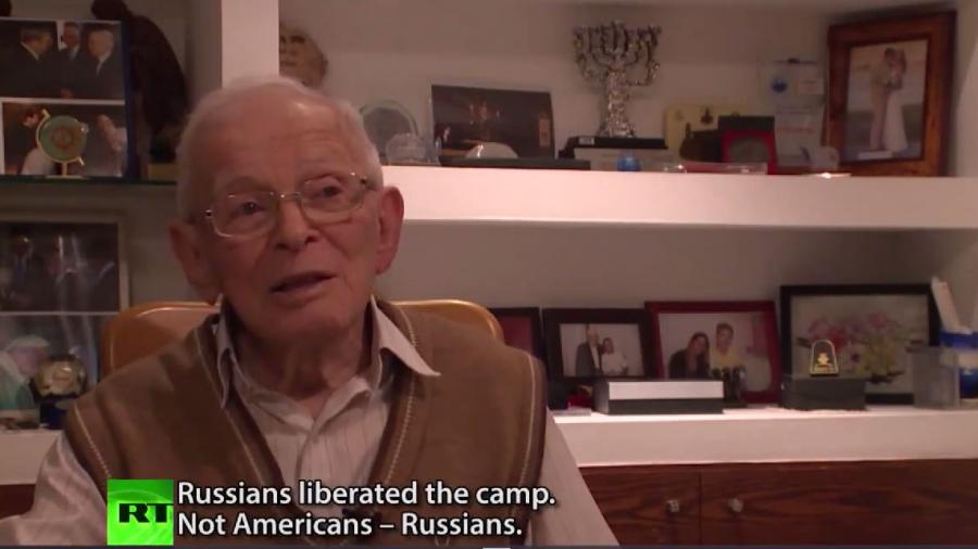 Auschwitz-Überlebende: ,,Die Russen haben das Lager befreit, nicht die Amerikaner, die Russen!"