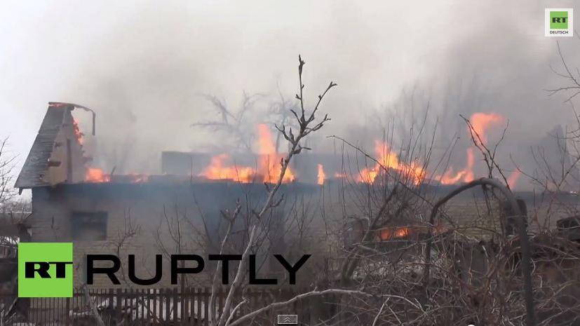Donezk - Schneise der Verwüstung nach Dauerbeschuss durch ukrainische Armee