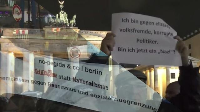 Doppel-Livestream: Bärgida und Gegendemonstration in Berlin