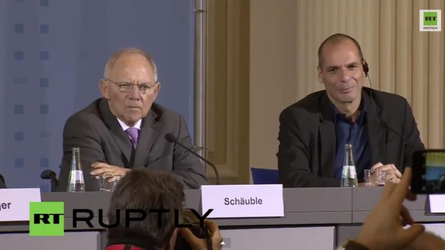 Griechischer Finanzminister Varoufakis trifft Schäuble in Berlin