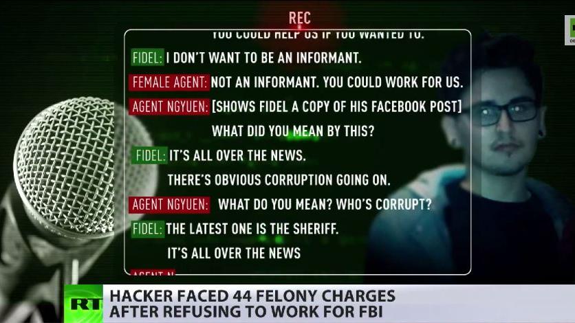 Anonymous-Hacker verhaftet, weil er die Arbeit beim FBI verweigerte?