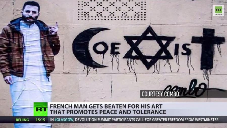 Frankreich: Intrareligiöser Friedensaktivist brutal zusammen geschlagen