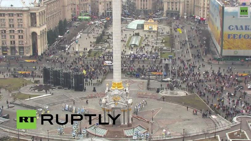 Kiew: Marsch für Frieden zum Gedenken an Maidan Opfer