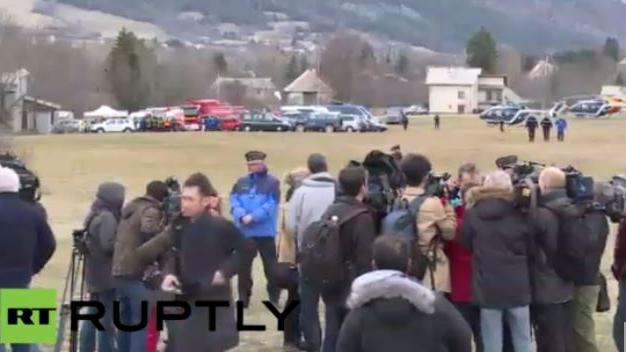 Live: Bergung des Germanwings‬-Flugzeuges in den französischen Alpen