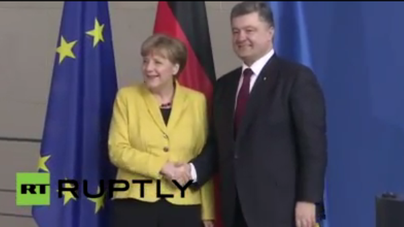 Live: Merkel und Poroschenko geben Pressekonferenz
