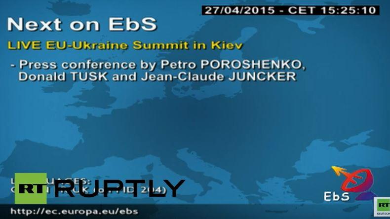Live: Pressekonferenz nach EU-Ukraine-Gipfel in Kiew