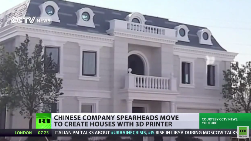 China: Luxusvilla per "Knopfdruck" mit 3D-Drucker