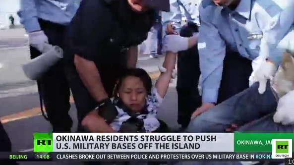 Weitere Proteste gegen US-Militärbasis auf japanischer Insel Okinawa