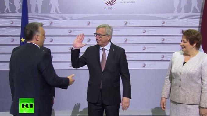 Eklat bei EU-Gipfel: Kommissionschef Juncker begrüßt ungarischen Ministerpräsidenten mit den Worten: "Der Diktator kommt"
