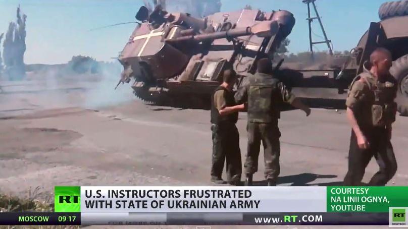 Die ukrainische Armee bringt US-amerikanische Militär-Ausbilder zum Verzweifeln
