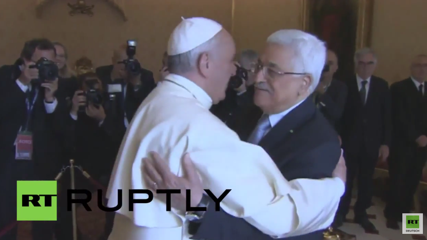 Papst Franziskus zu Palästinenserpräsident Abbas: „Mögen Sie ein Engel des Friedens sein."