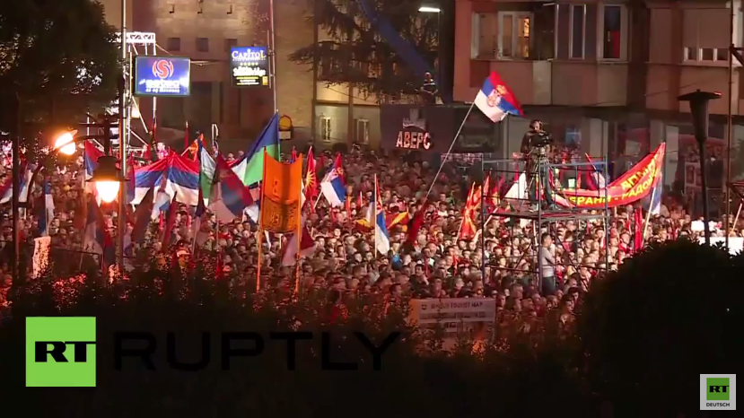 Mazedonien: Tausende nehmen an Kundgebung für Ministerpräsident Gruevski teil