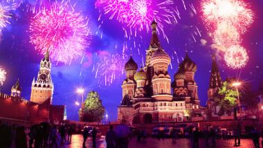 Live ab 21 Uhr: Riesen-Feuerwerk zum Tag des Sieges in Moskau