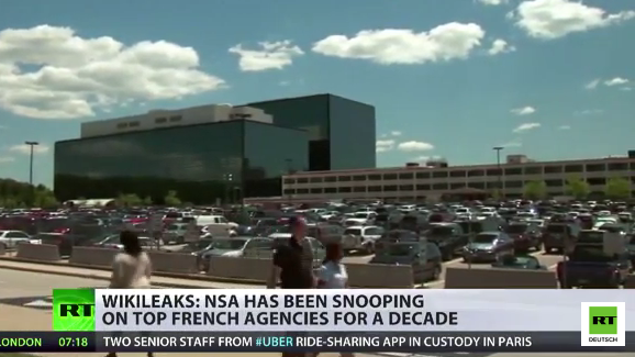 Wikileaks deckt auf: NSA hat alle Bereiche der französischen Wirtschaft ausspioniert