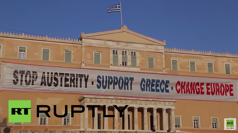 Griechenland: Tausende, auch die Linke aus Deutschland, demonstrieren gegen Sparpolitik