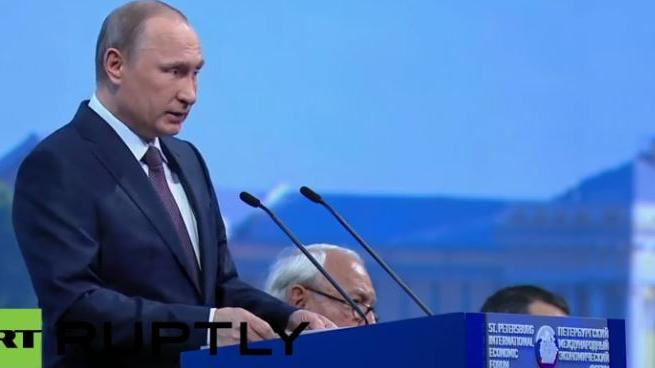 Live: Putin spricht auf internationalem Wirtschaftsforum in Sankt Petersburg