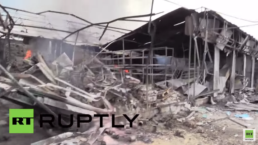 Ukraine: Erneuter Beschuss setzt mehrere Gebäude in Brand – Mindestens vier Menschen sterben