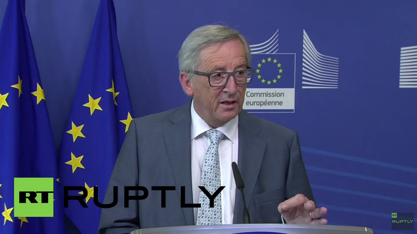 Live: Jean-Claude Juncker gibt Pressekonferenz zur Griechenland-Krise - Deutsche Übersetzung