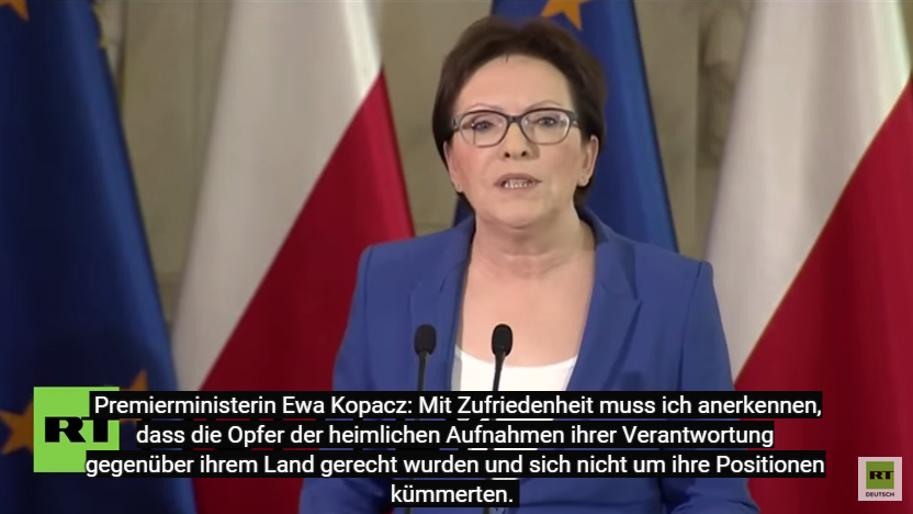 Schwere Regierungskrise in Polen - Premierministerin verkündet Rücktritt von 4 Ministern wegen Abhörskandal