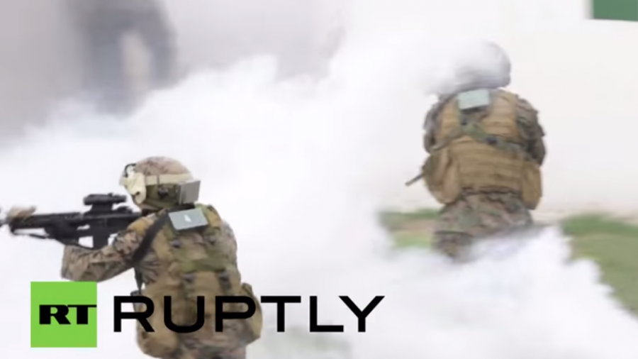 Ukrainische und US-Soldaten in vollem Einsatz bei NATO-Übung "Schneller Dreizack"