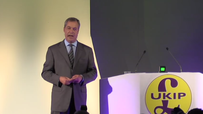 Live: UKIP-Vorsitzender Nigel Farage hält Rede um für ein Nein beim Referendum zu werben