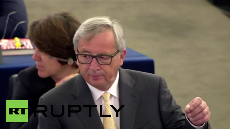Antwort auf Junckers Kritik am griechischen Referendum im EU-Parlament: „The answer is no!“