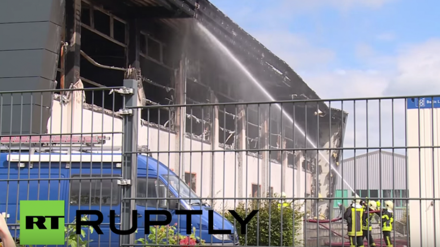 Vermutlich Brandstiftung - Geplante Flüchtlingsnotunterkunft in Nauen abgebrannt