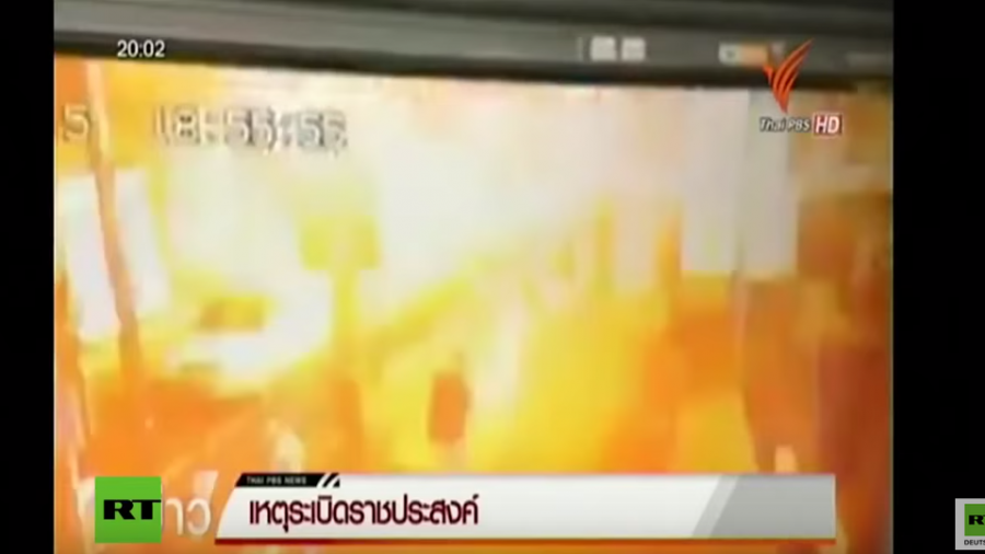 Thailand: Video zeigt Bombenanschlag in Touristenviertel in Bangkok