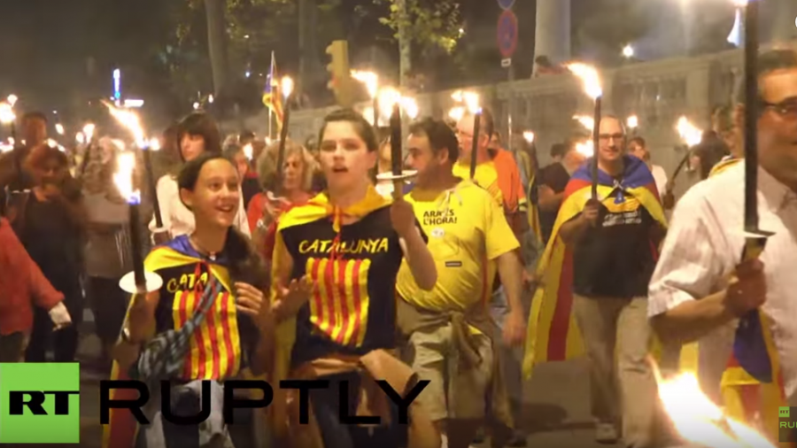 Live: Hunderttausende zu katalanischer Unabhängigkeis-Demonstration in Barcelona erwartet