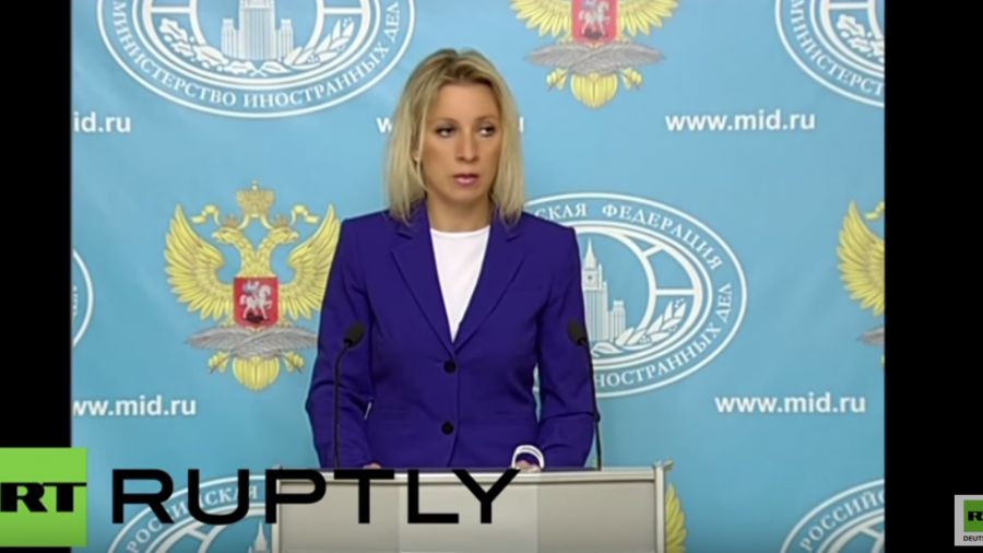 Zakharowa: „Die Anwesenheit von US-Militär ist eine offene Verletzung des Minsker Abkommens"
