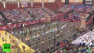 Live: Militärorchesterfestival „Erlöserturm“ in Moskau am Roten Platz