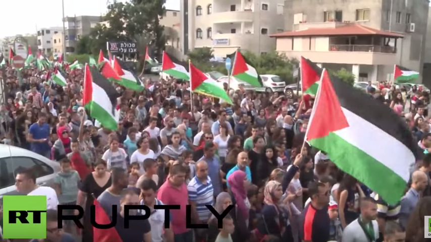 Israel: 20.000 Araber protestieren für Palästina - Netanjahu kündigt Abriegelung arabischer Viertel an