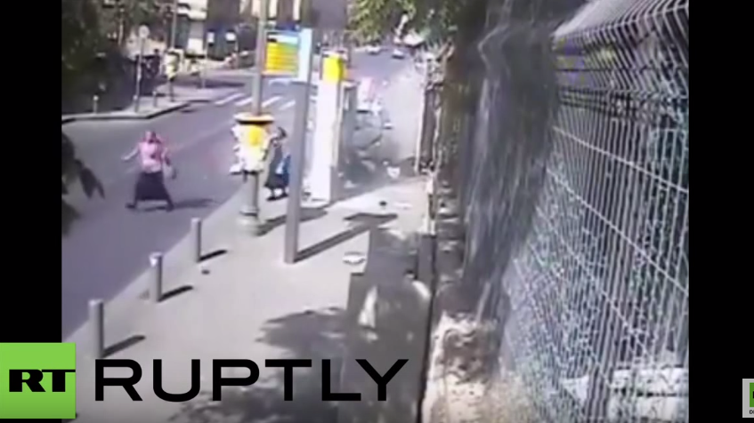Jerusalem: Attentäter rast in Bushaltestelle und greift Menschen anschließend mit Fleischerbeil an