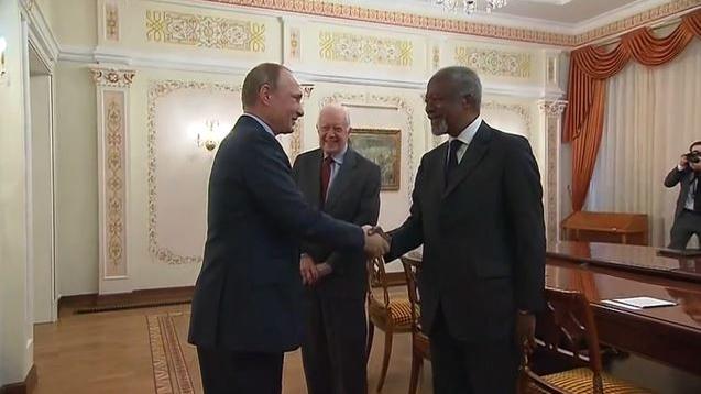 Kofi Annan: Nur wenn USA und Russland kooperieren, gibt es Hoffnung auf Frieden in Syrien