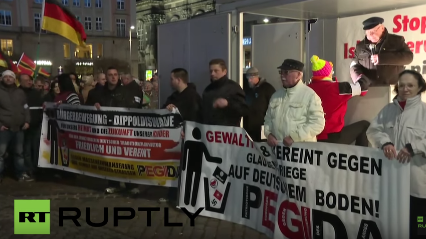 Live ab 18:30 Uhr: Zehntausende zum ersten Pegida-Jubiläum in Dresden erwartet - Starker Gegenprotest angekündigt