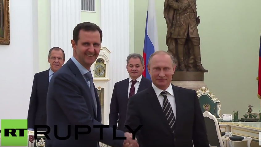 Assad auf Staatsbesuch in Moskau: "Ich möchte Russland für die Hilfe danken"