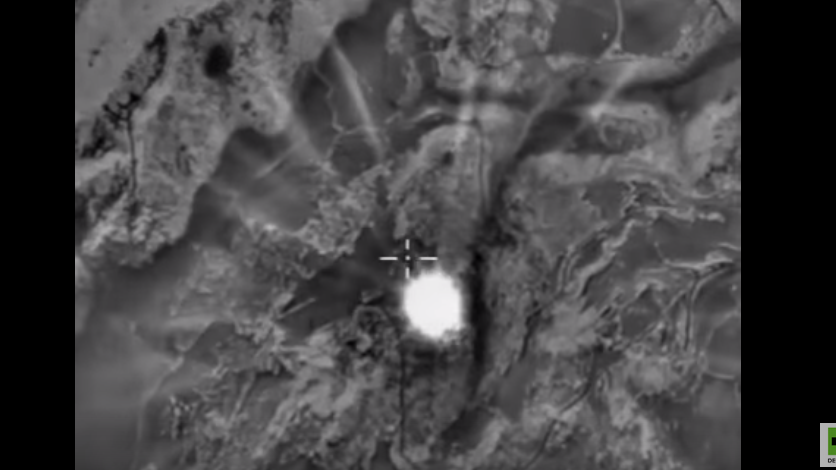 Syrien: Russlands Luftwaffe zerstört heute „riesiges Munitionslager" und 48 weitere Ziele