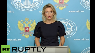 Live: Pressebriefing durch die Sprecherin des russischen Außenministeriums Maria Zacharowa zu Syrien