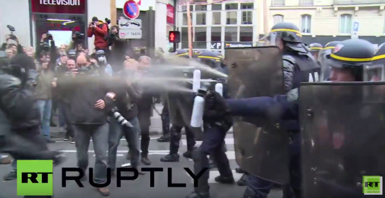 Paris: Heftige Zusammenstöße und über 100 Verhaftungen bei Klima-Protest