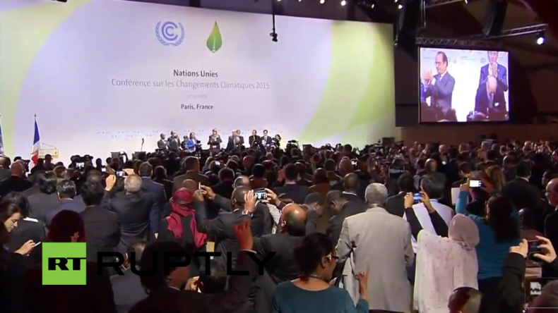 Live: Schlussreden nach COP21 von Hollande, Fabius und Ban Ki-moon