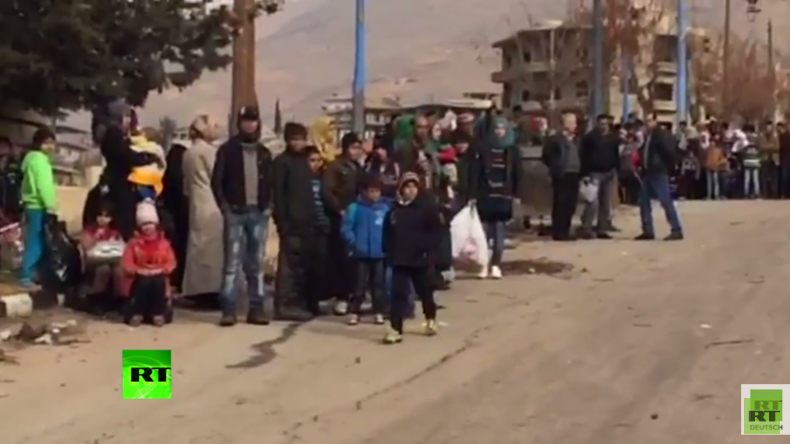 Syrien: Zivilisten fliehen aus belagerter Stadt Madaja vor Hungersnot und Rebellen