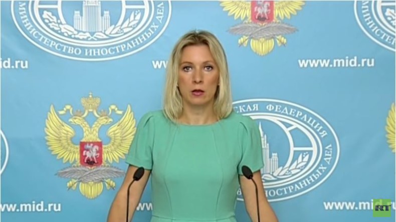 Live: Wöchentliches Pressebriefing Maria Zacharowas in Moskau - englische Übersetzung 
