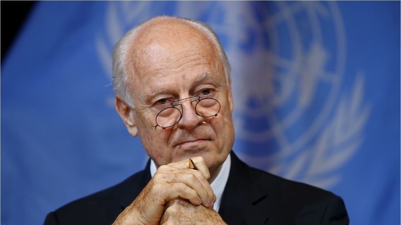 Live: UN-Gesandter für Syrien Mistura gibt Presseinformation zu Syrien-Gespräche in Genf