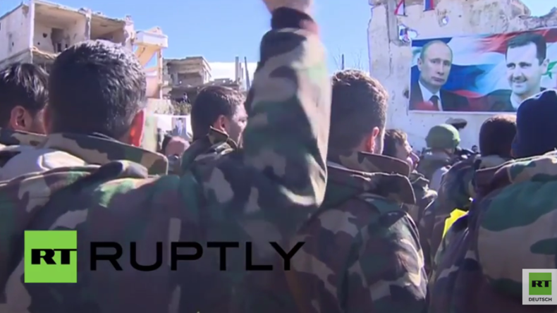 Syrien: Syrisch Arabische Armee befreit mit russischer Hilfe Rabia und feiert den Sieg